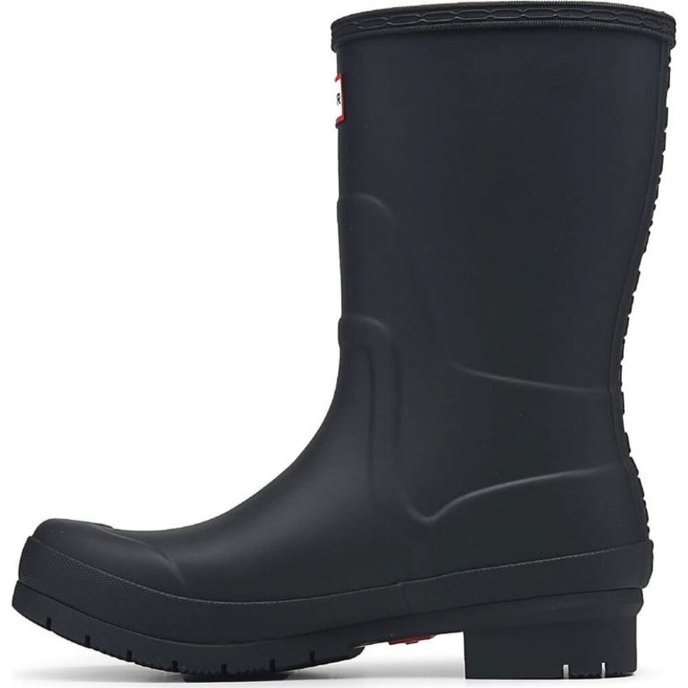 Hunter Womens Original Short Waterproof Black Matte Rain Boots 9 LIKE NEW - Picture 5 of 7